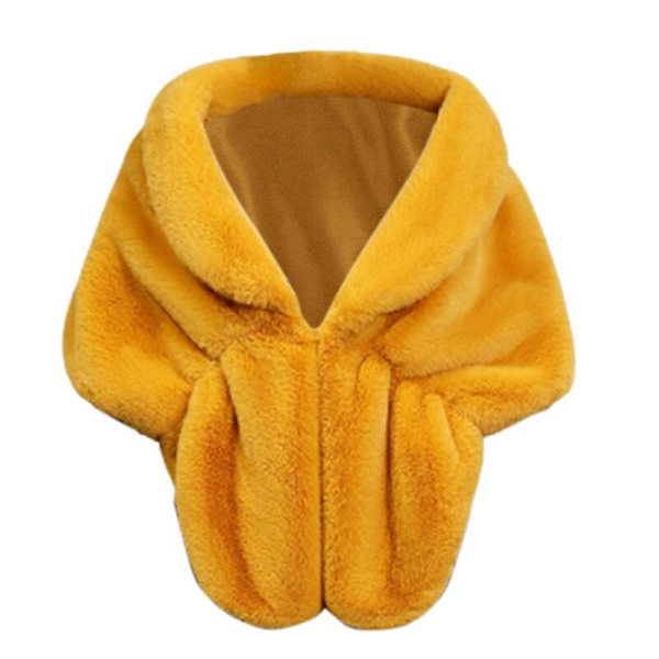Vinter Elegant Dame Imiteret Pels Kappe Brude Imiteret Pels Frakke Kvinder Bryllup Sjal Aften Fest Wraps Slim Pels Skulder Kapper BJY S