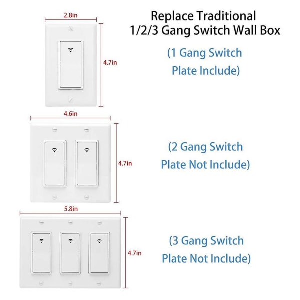 Tuya Zigbee Ljus Smart Switch Hem Fjärrkontroll Trådlös Lampa