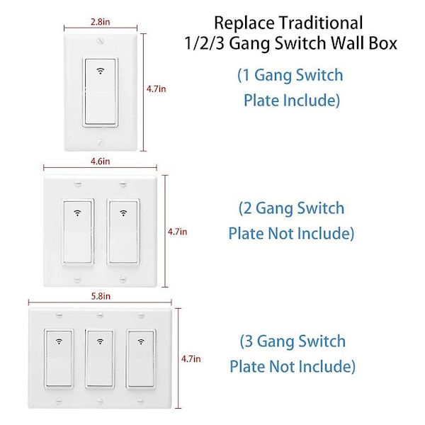 Tuya Zigbee Lys Smart Switch Hjem Fjernbetjening Trådløs Lampe