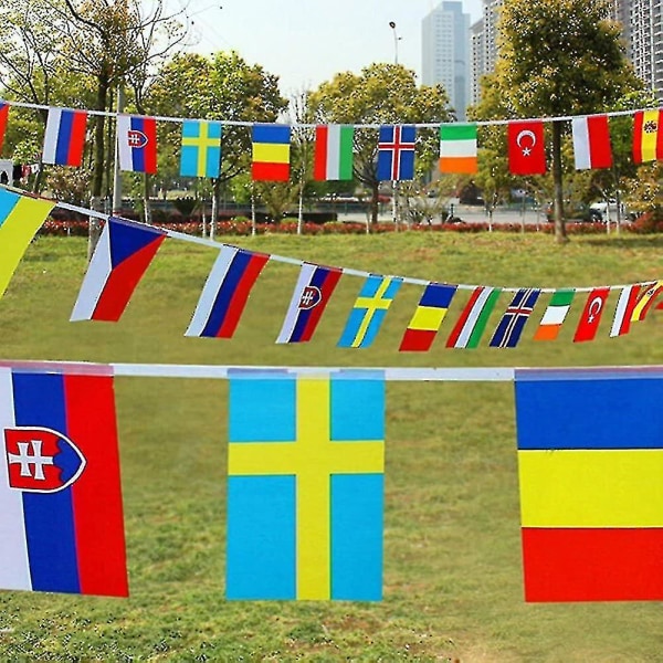 50 maailman lippua, maailmanlippujen viiribanneri, 50 erilaista