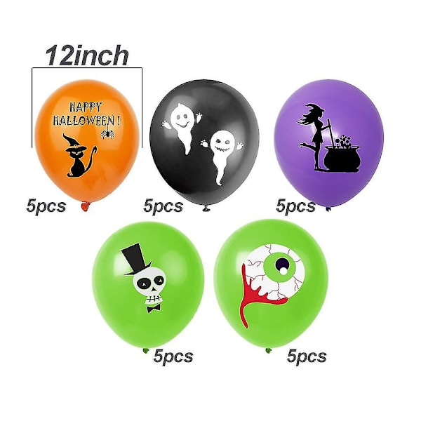 Halloween-pallonkeksipalloja, Trick Or Treat -leluja, Halloween-koululuokan peli, lasten herkkupussi
