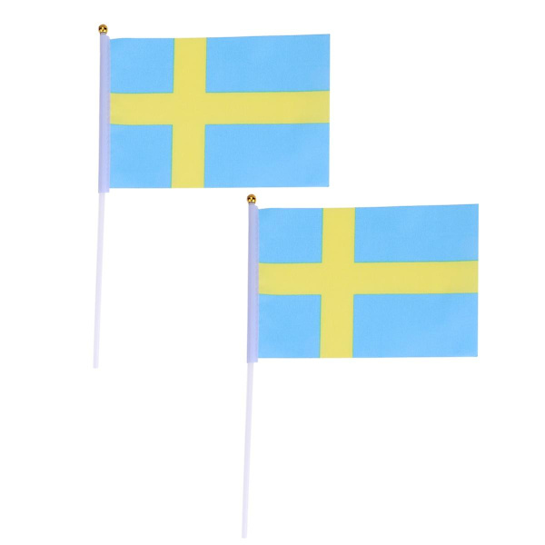 50 stk. Svenske håndflag