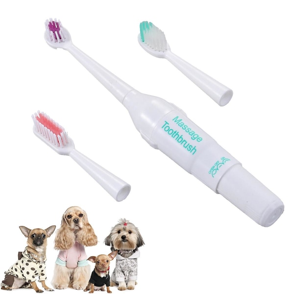 3 kpl automaattinen hammasharja Hammasharja Koirat Koiran hampaiden  harjaussarja Doggie-hammasharja Sähköhammasharja Lemmikki 48bd | Fyndiq