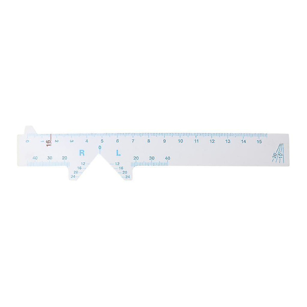 4-pack PD-linjal Optisk Vernier Pupillär Linjal Avståndsmätare Oftalmologiskt Verktyg
