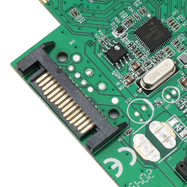 6 porte Pci-e til Usb 2.0 udvidelseskort 9pin intern Usb-header desktop Express-kort med 15 pin Sata-strømstik