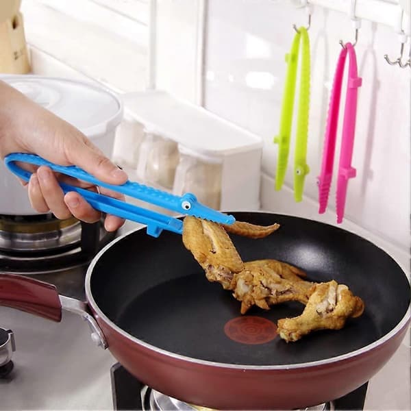 2 STK Plast Krokodilleform Matklyper Multifunksjonell Kake Brød Bbq Sukker