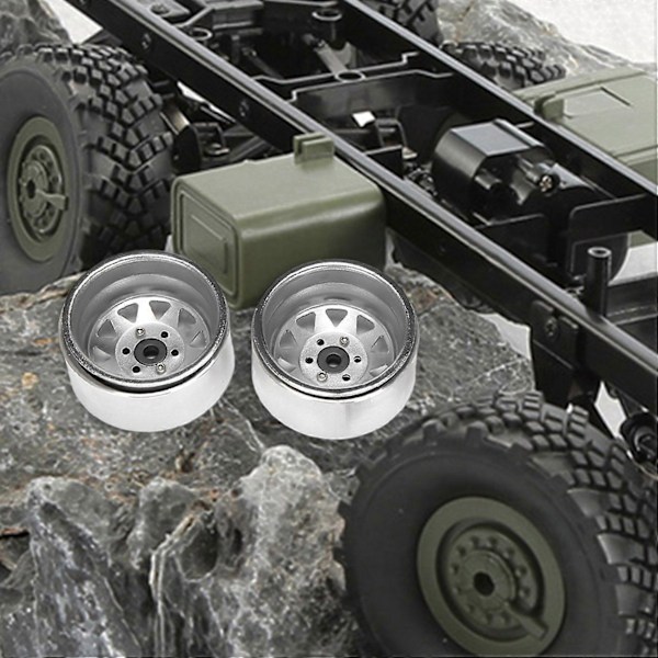 4 KPL Wagon 1.9 Metallinen Beadlock-vannekeskiö 1/10 RC Crawler Axial SCX10 90046 TRX4 D90,1 -malleille