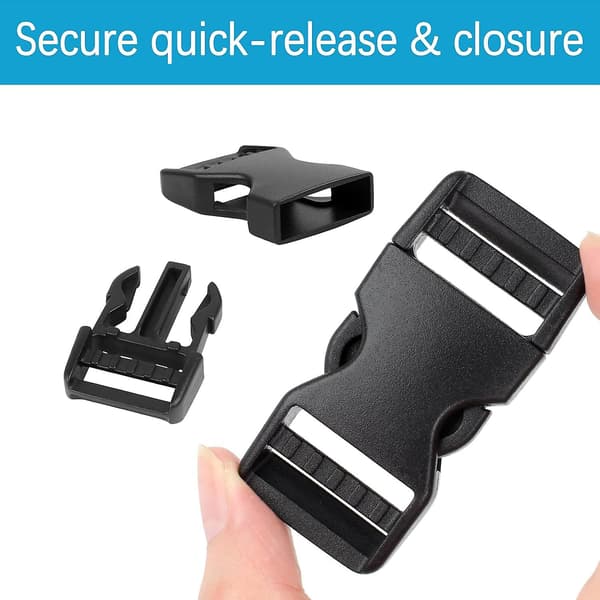1 tommers spenne stropper og webbing stropper - justerbare side release spenner