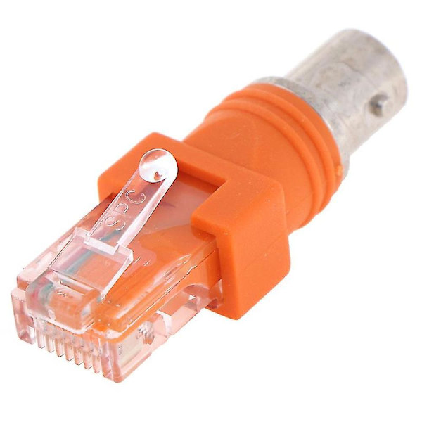 1 stk Bnc hunn til Rj45 hann koaksial koaks fatning adapter Shytmv