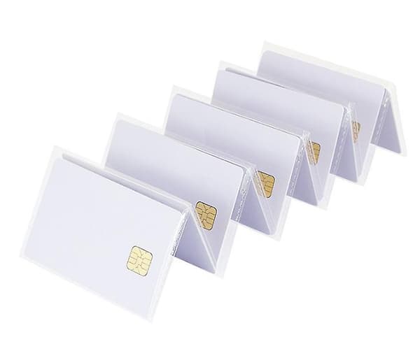 8 stk. Blanke Kort Med Chips Pvc Blanke Kort Smart Ic Kort Blanke Hvide Kort