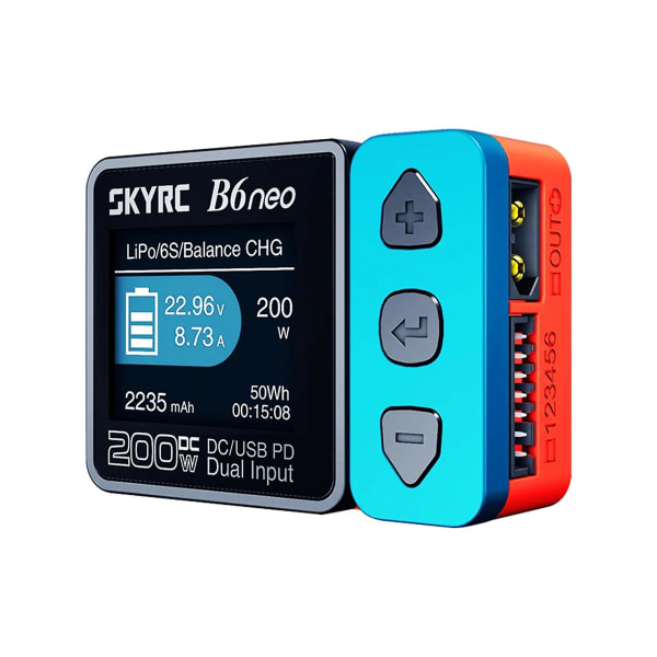 Skyrc B6neo Smart Charger Dc 200w 10a Pd 80w Lipo Battery Balance Charger Compact 6s Charger Discharger
