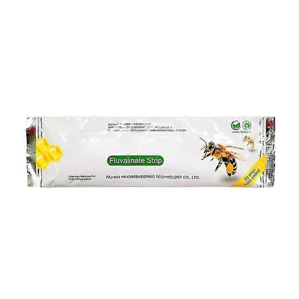20x Varroa-remsor Fluvalinat Bina Mites Dödar Behandlingar Verktyg Biodling