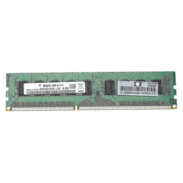 4 GB 2Rx8 PC3-10600E 1,5 V DDR3 1333 MHz ECC Hukommelse RAM Ubufferet til Server Workstation (4 GB)