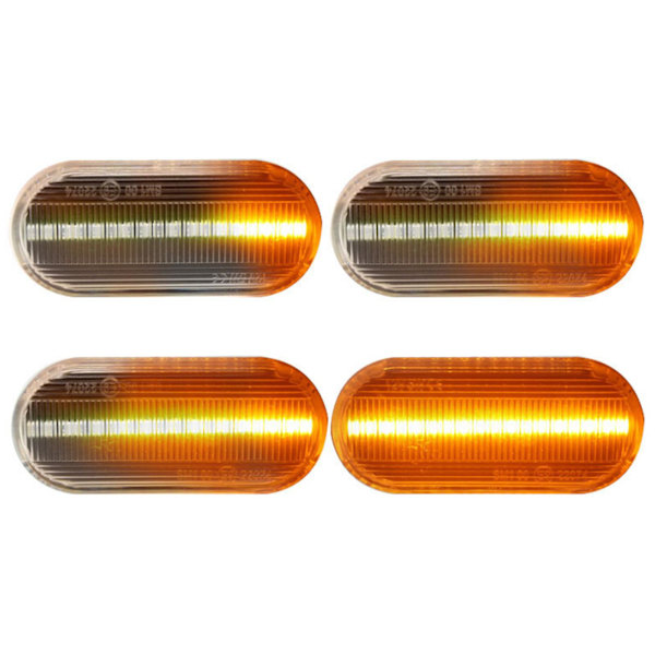 2 st dynamiska sidomarkeringsljus blinkers för Transporter T5 Golf