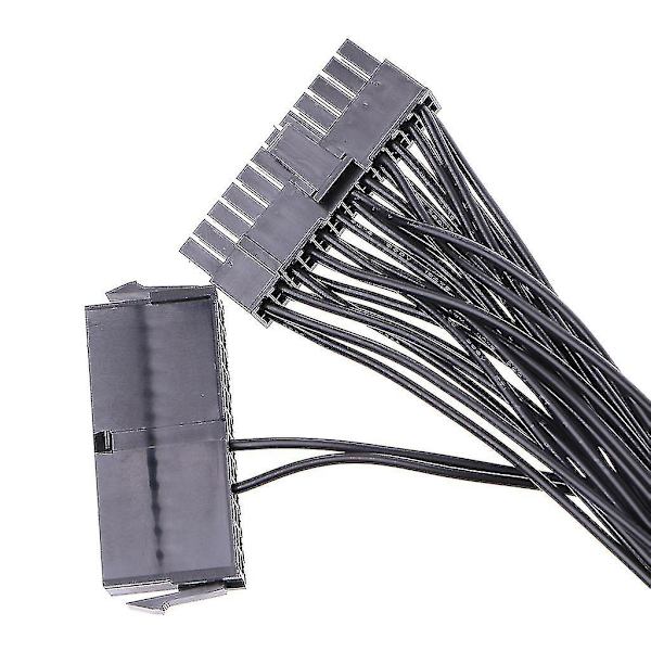 24-pins 20+4-pins Dobbelt PSU ATX Strømforsyningsadapterkabel til Synkron Start Mining