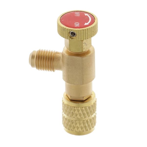2 R410 Kylkulventil Fluor Adapter Säkerhetsventil 1/4\"\" Till 5/16\"\"