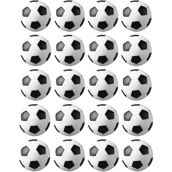 20 X muoviset jalkapallopöytäpallot Pöytäjalkapallotarvikkeet 32mm