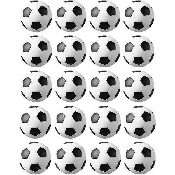 20 X Plastic Soccer Table Balls Table Top Football Accessories 32mm