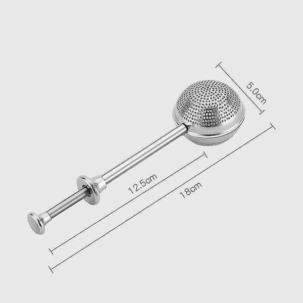 Te-infuser kugleformet rustfrit stål te-kugle kugleform