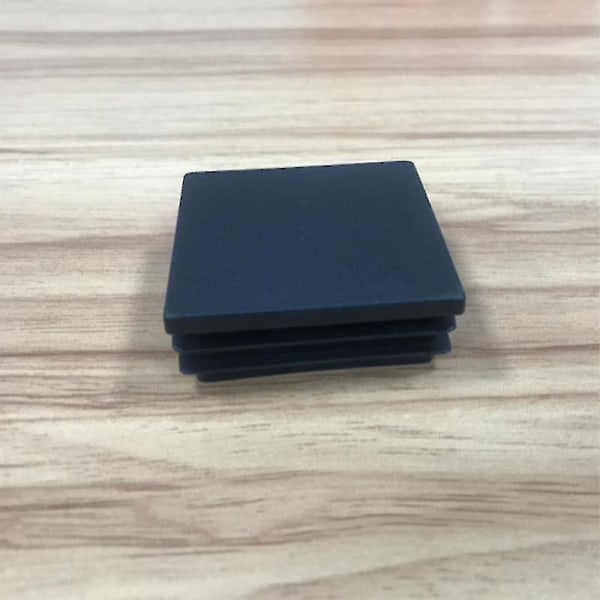 50 mm:n neliömäinen muovitulppa, pylvään cap 10 kpl musta