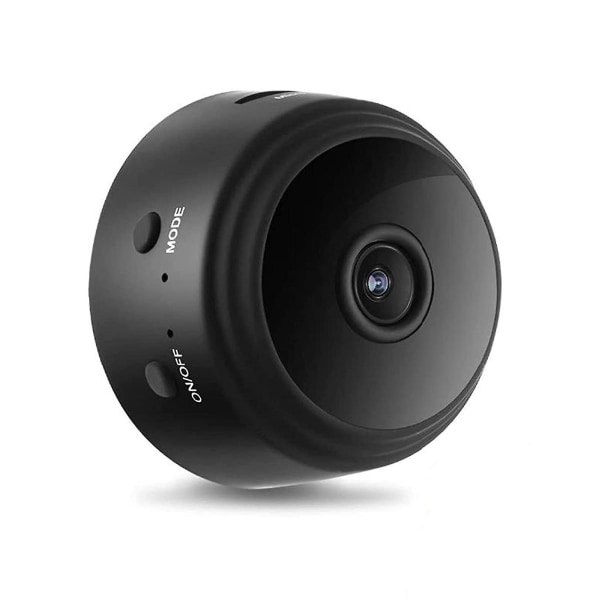 Mini 1080p säkerhetskamera med ljud och video, säkerhetsövervakning Trådlös Nanny Pet Cam Ultra vidvinkelkamera för hemsäkerhet, lämplig för in