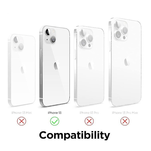 Chronus Flytande Silikonfodral Kompatibelt Med Iphone 13 (6.1\"), Fullt Kroppsskydd - 3-Lagigt Stötsäkert Telefonfodral (Midnattsgrön)