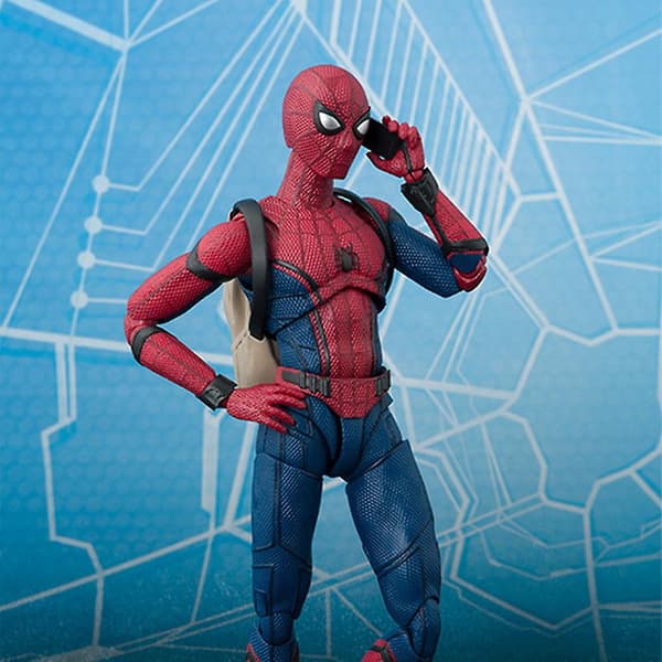 Actionfigur Jul Tilbake Til Skolen Sesong SHF Spider-Man Modell Samleobjekt