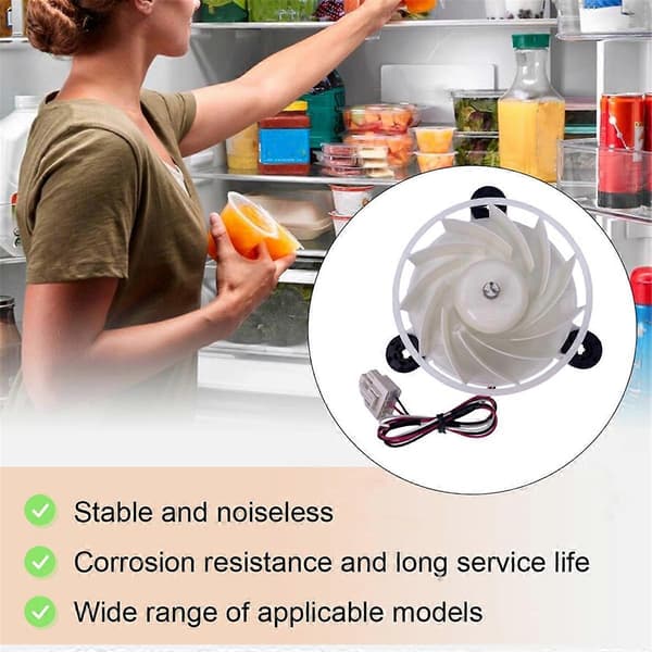 Køleskabsfryser Ventilatormotor til Meiling Køleskab Køleventilator Motor