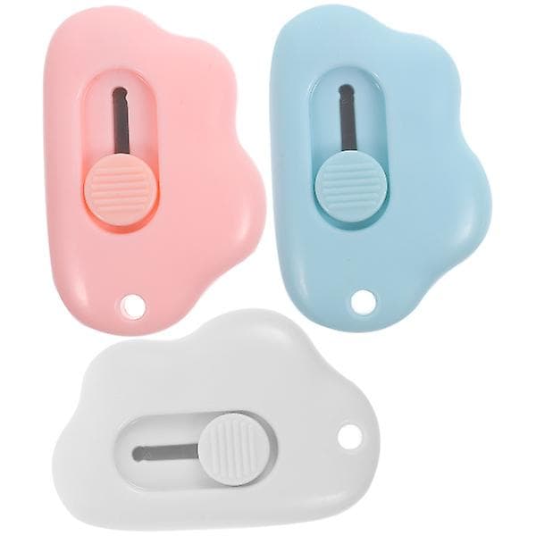 3 stk. Mini Box Cutter Mini Kontorartikler Pakkeåbner Min