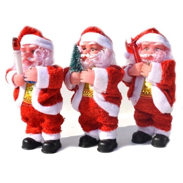 Julemanden Legetøj Synger Og Danser Julemanden Dukkefigur Med