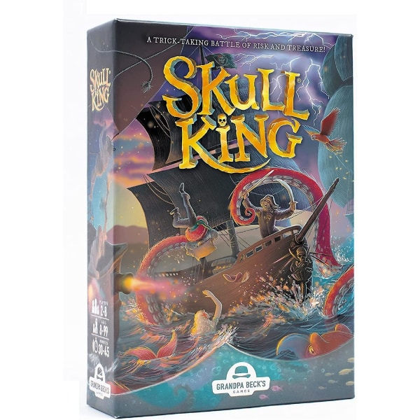 Skull King - Det ultimative Pirate Trick Taking Spil | Fra skaberne af Dæk dine aktiver & Dæk dit rige | 2-8 spillere 8+