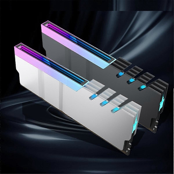 Dator DDR4 DDR5 5V ARGB Sync Minneskylare PC RGB Färgglad RAM Kylfläns Kylning Shim Armor Svart