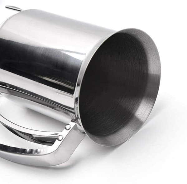 Profesjonell pannekakebatteridispanser i rustfritt stål, perfekt for baking