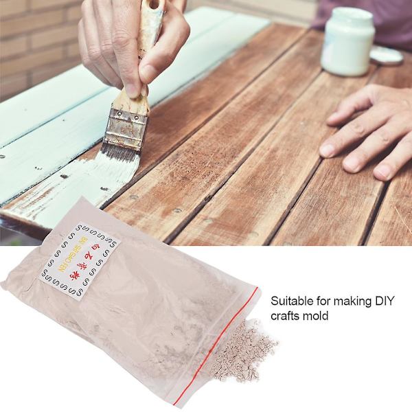 Gips Pulver Til Diy 3d Gips Håndverk Mugg Smykker Støping Making Tilbehør (hvit)