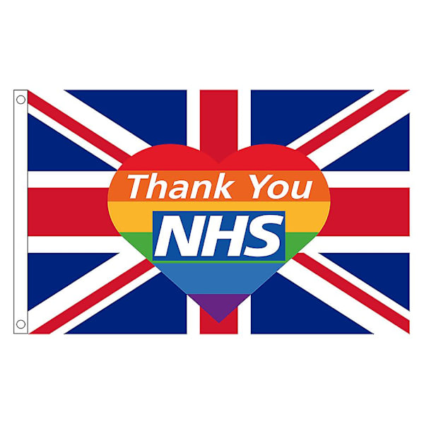 Gratis Frakt Xvggdg Brittisk Flagga Tack Nhs Sp