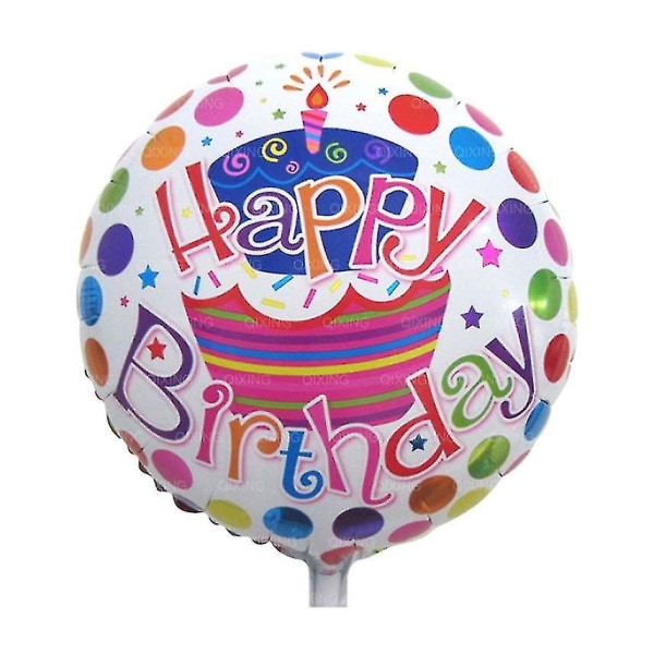 18 tommer gratulerer med dagen aluminiumsfolie ballong barnebursdagsfest dekorasjonsdesign