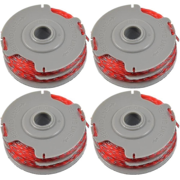 4 X Trimmeri Strimmer Spool Amp; Line Double Autofeed -yhteensopiva Flymo Fly021