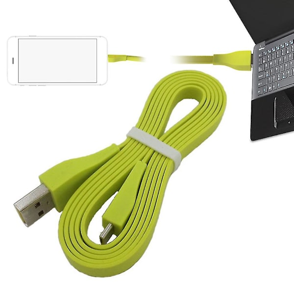 Ny 1,2 m Micro USB-ladekabel Strømkabel for Logitech- UE Boom/megaboom Roll Bluetooth-kompatibel høyttaler datalinje