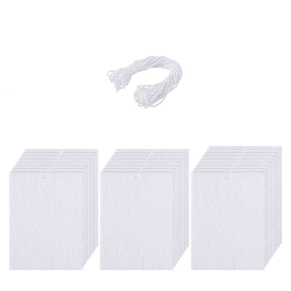 25 st sublimering bil luftfräschare ark bil doftande hängande ark filt diy rektangel doftande