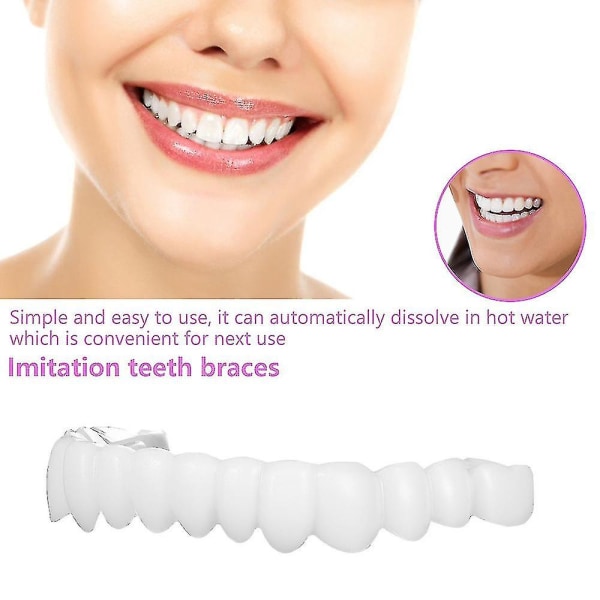 Smile Dental Falske Tænder Cover Perfekt Smil Finér Comfort Fit Flex Protese Tænder