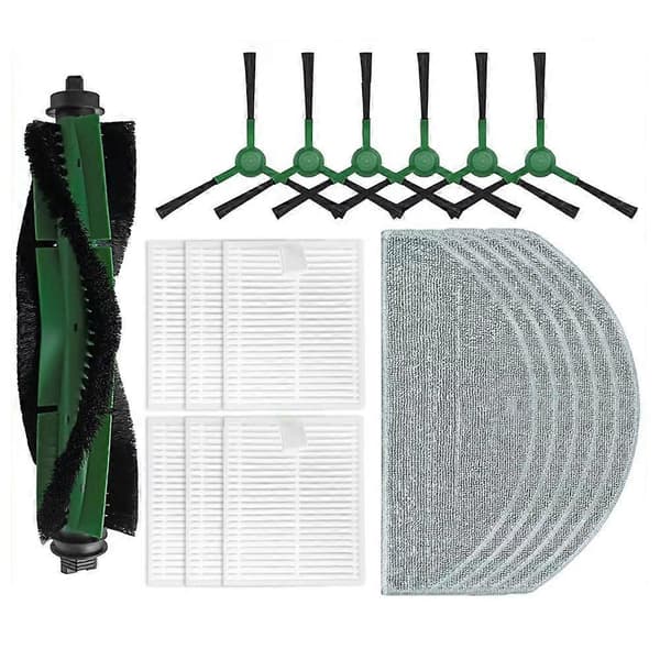 For Combo Essential / Vac Essential Rulle Sidebørste Filter Mopp Klut Robot Støvsuger Tilbehørsdel