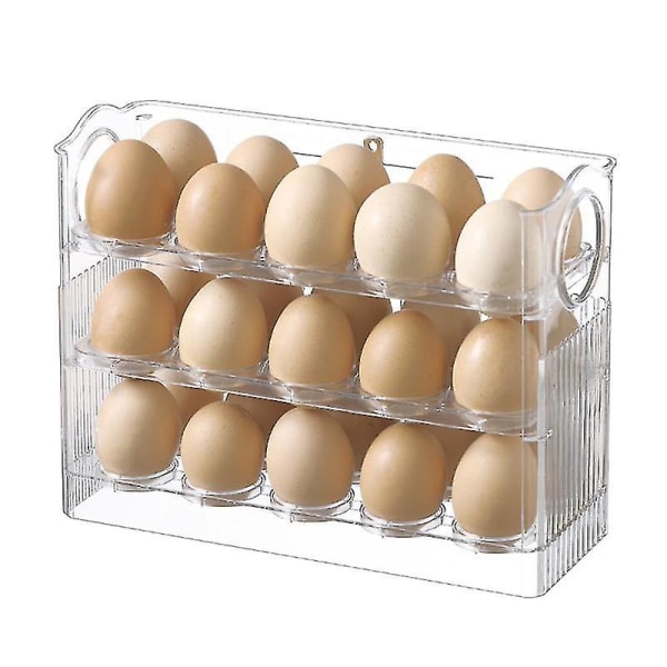 Flip Type Eggs Rack Eggs Box Teline munateline jääkaappiin 4b46 | Fyndiq