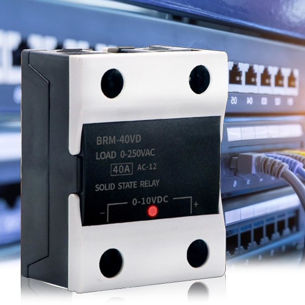 Brm-40vd 40a 0-10v DC-inngang 0-250v vekselstrømslast Solid State Relé Spenningsregulator