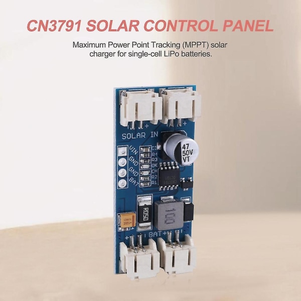 Cn3791 Mppt solcellepanel litiumbatteri lademodul 3,7v 4,2v spenningsregulatoromformer 6v for