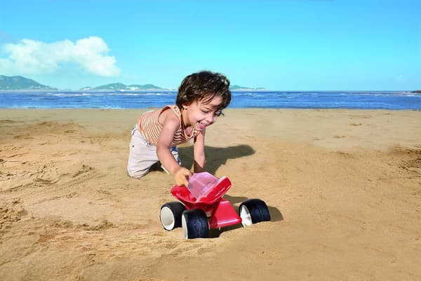 Dune Buggy | Dirt Mini Sandbil Legetøj til Børn, Rød