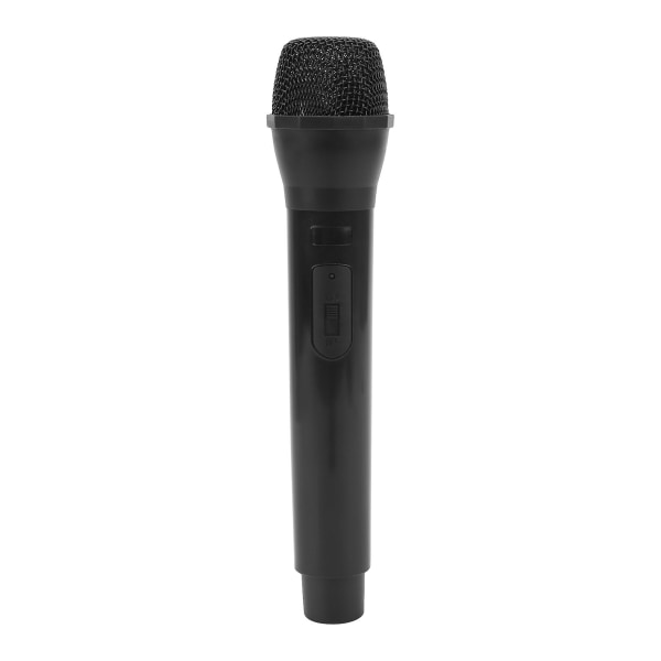 Realistisk rekvisittmikrofon for karaoke, danseshow, øving, mikrofonrekvisitt for karaoke, svart