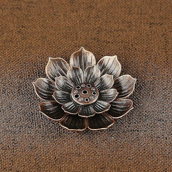 6 Huller Legering Pind H Plade Buddhisme Spole Lotus Røgelse /