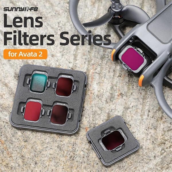 ND128 Filter Drone Filter til AVATA 2 Filter Traverser Filter Multifunktionel Lysreduktion Praktisk Tilbehør