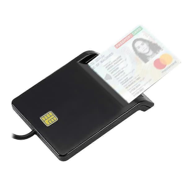 Usb Smart Card Reader til Bankkort Ic/id Emv Sd Tf Sim Mmc Kortlæsere Usb-ccid Iso 7816 til Windows 7 8 10 Linux Os