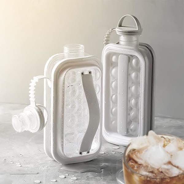 Ice Ball Maker, Bærbar Ice Maker Flaske Gør 17 Is Terninger, Ice Cube Molds Bot